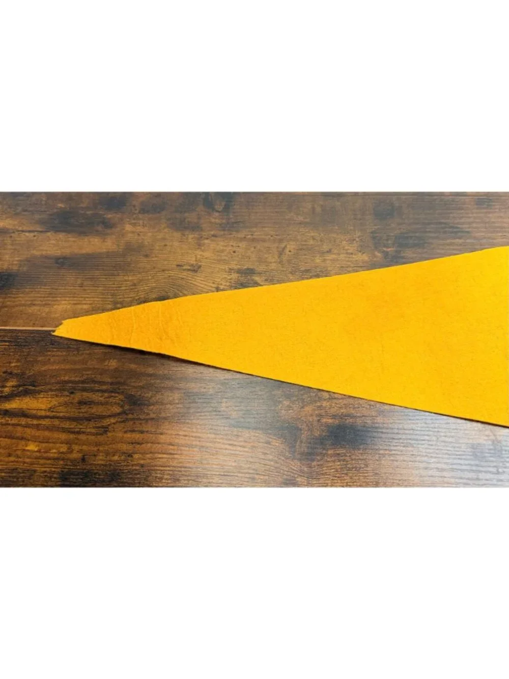 Vintage Navy Felt Pennant With Goat Mascot & Bold Lettering Sports Memorabilia